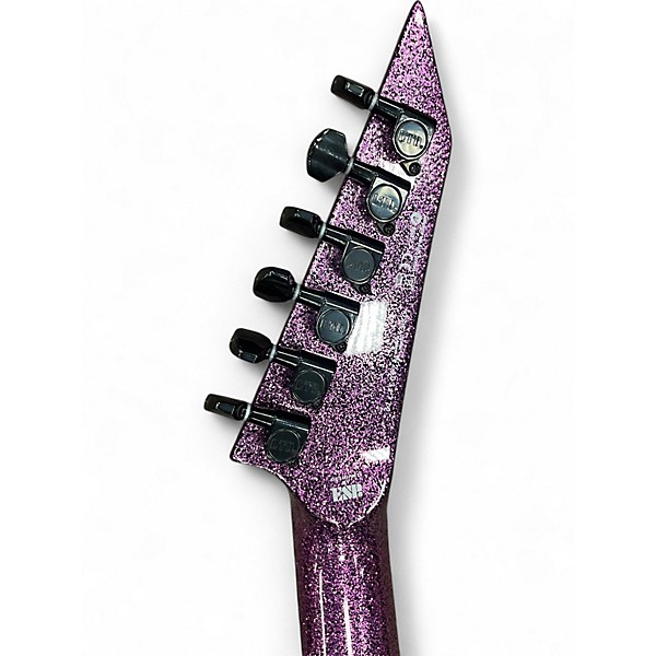Used ESP LTD KH602 Kirk Hammett Purple Sparkle PURPLE SPARKLE Solid Body Electric Guitar