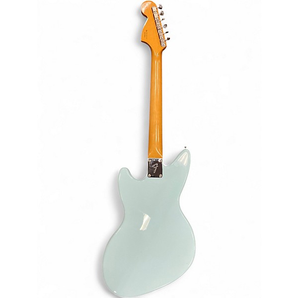 Used Fender Kurt Cobain Signature Jagstang Daphne Blue Solid Body Electric Guitar