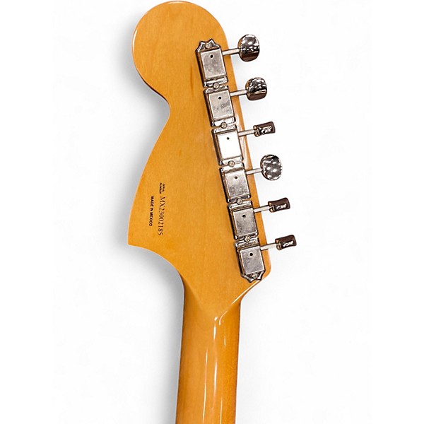 Used Fender Kurt Cobain Signature Jagstang Daphne Blue Solid Body Electric Guitar