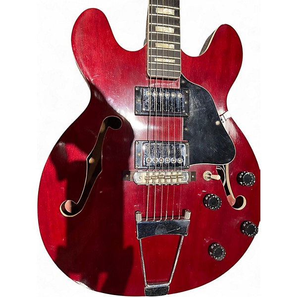 Used Global HOLLOW BODY Cherry Hollow Body Electric Guitar