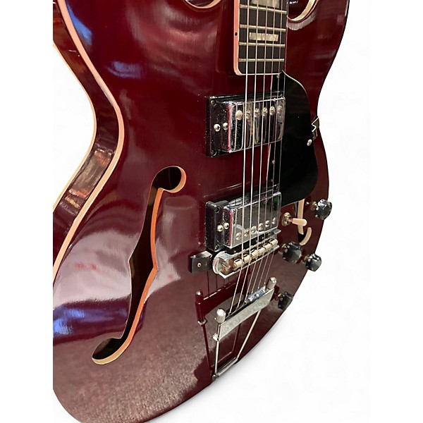 Used Global HOLLOW BODY Cherry Hollow Body Electric Guitar