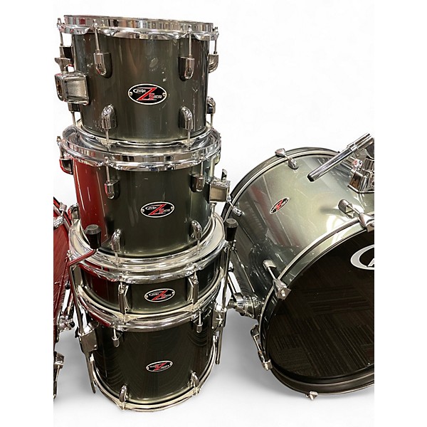 Used PDP by DW 5 Piece Z5 Charcoal Olive Metallic Drum Kit