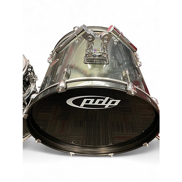 Used PDP by DW 5 Piece Z5 Charcoal Olive Metallic Drum Kit