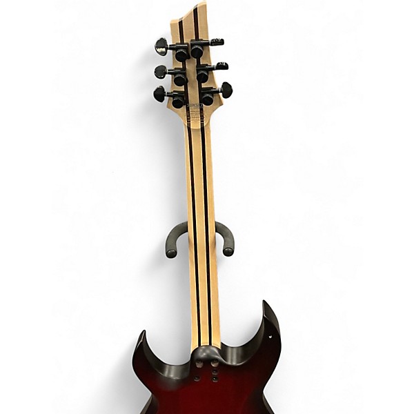 Used Schecter Guitar Research SUNSET 6 EXTREME SCARLET BURST Solid Body Electric Guitar