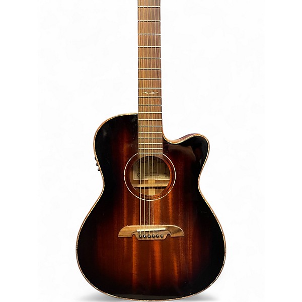 Used Alvarez Masterworks MFA66CE OM/Folk 2 Color Sunburst Acoustic Electric Guitar