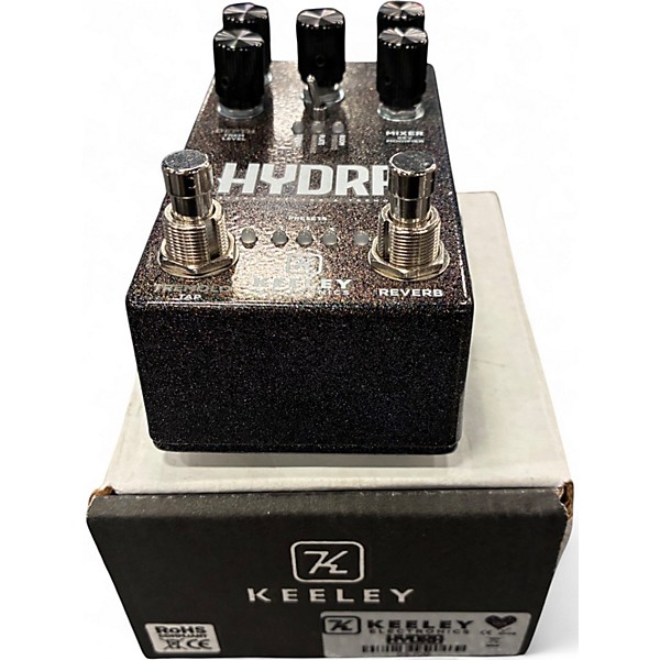 Used Keeley Hydra Stereo Reverb & Tremelo Cosmos Edition Effect Pedal