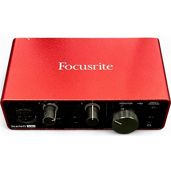 Used Focusrite Scarlett Solo Gen 3 Audio Interface