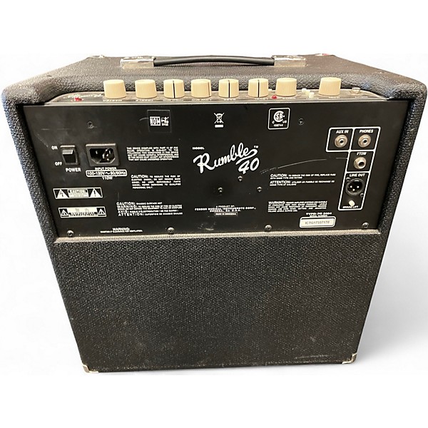 Used Fender Rumble V3 40W 1x10 Bass Combo Amp