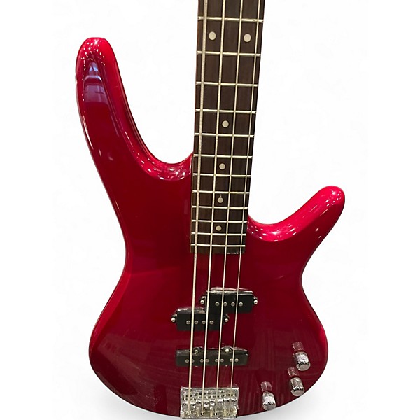 Used Ibanez GSR190 Red Electric Bass Guitar