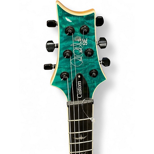 Used PRS SE Custom 24 Ocean Turquoise Solid Body Electric Guitar