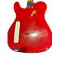 Used 2009 Fender La Cabronita Especial Telecaster Relic Candy Apple Red Solid Body Electric Guitar
