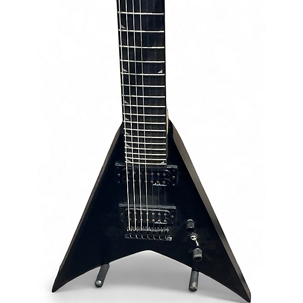 Used Jackson JS22-7 KING V Black Solid Body Electric Guitar