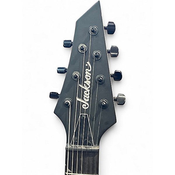 Used Jackson JS22-7 KING V Black Solid Body Electric Guitar