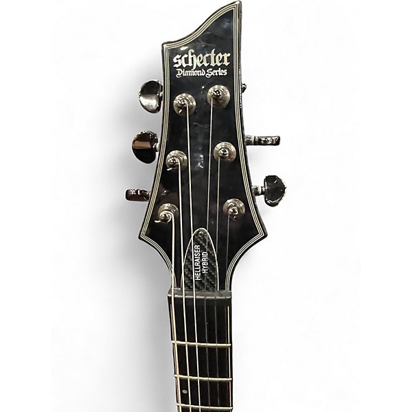 Used Schecter Guitar Research Hellraiser C1 Hybrid Black Solid Body Electric Guitar