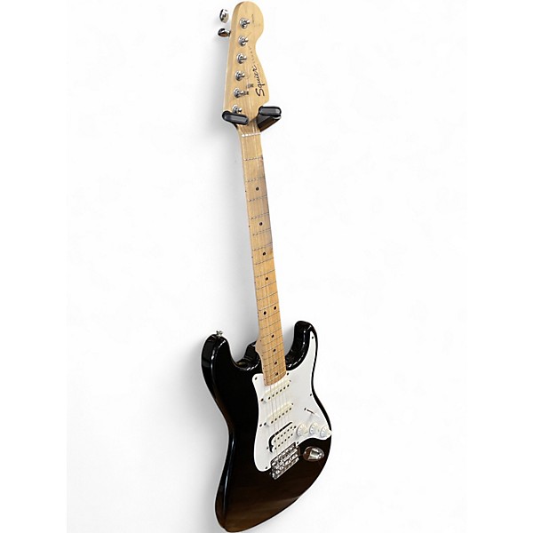 Used Squier Affinity Stratocaster Black Solid Body Electric Guitar