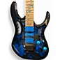 Used Ibanez JEM77P Steve Vai Signature Blue Floral Solid Body Electric Guitar
