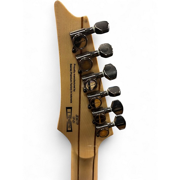 Used Ibanez JEM77P Steve Vai Signature Blue Floral Solid Body Electric Guitar