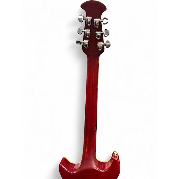 Vintage 1980s Ovation GP Ultra Trans Red Solid Body Electric Guitar