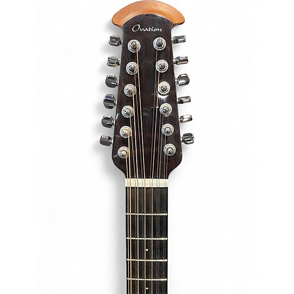 Used Ovation CE4412-5-G Celebrity Elite  Black 12 String Acoustic Electric Guitar