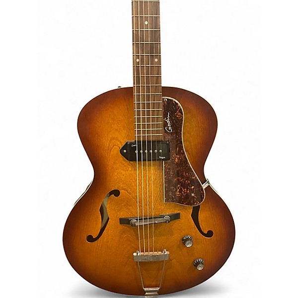 Used Godlin 5th Avenue P90 Bust Hollow Body Electric Guitar