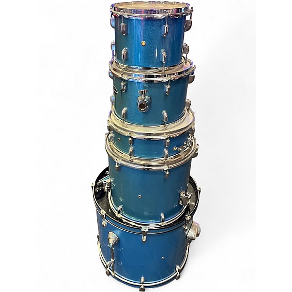 Used PDP by DW 5 Piece CENTER STAGE Blue Drum Kit