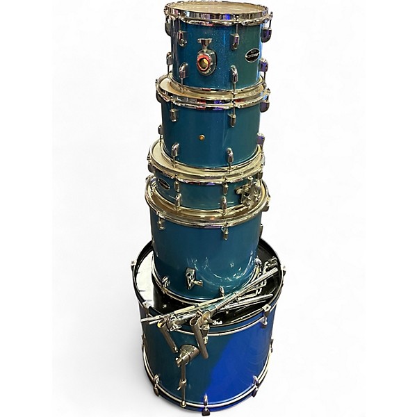 Used PDP by DW 5 Piece CENTER STAGE Blue Drum Kit