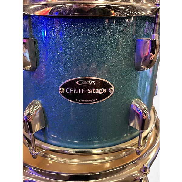 Used PDP by DW 5 Piece CENTER STAGE Blue Drum Kit
