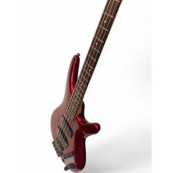 Used Ibanez SR300 Red Sparkle Electric Bass Guitar