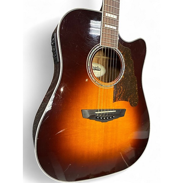 Used 2010s D'Angelico Premier Series 3 Color Sunburst Solid Body Electric Guitar