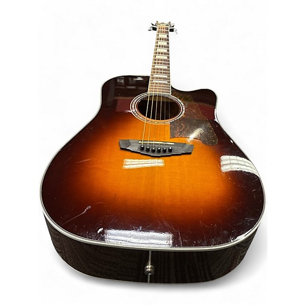 Used 2010s D'Angelico Premier Series 3 Color Sunburst Solid Body Electric Guitar