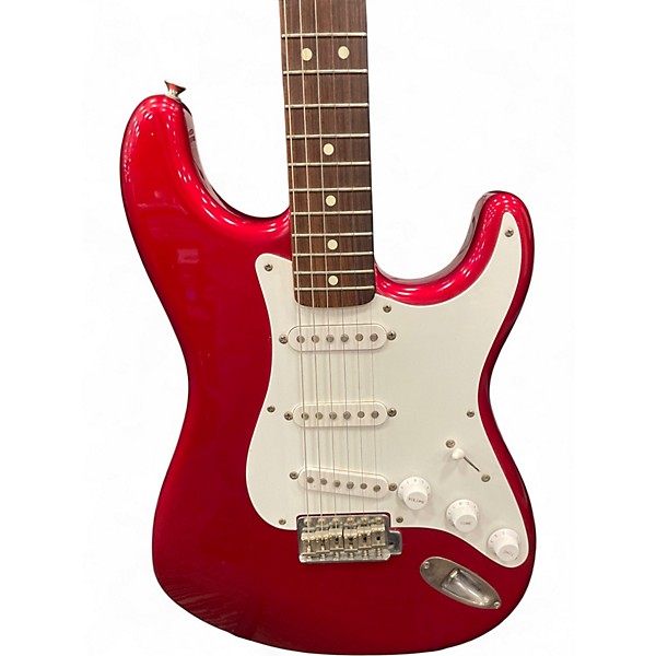 Used Fernandes STRATOCASTER RED Solid Body Electric Guitar