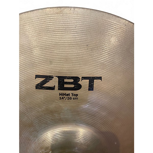 Used Zildjian 14in ZBT Hi Hat Pair Cymbal