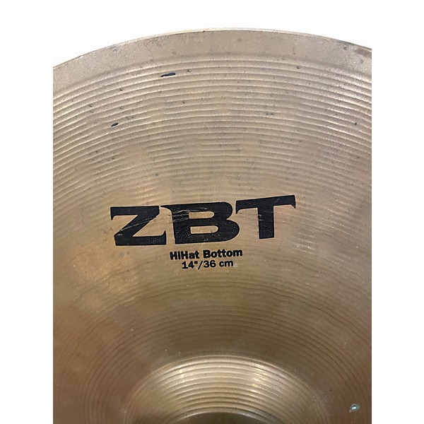 Used Zildjian 14in ZBT Hi Hat Pair Cymbal