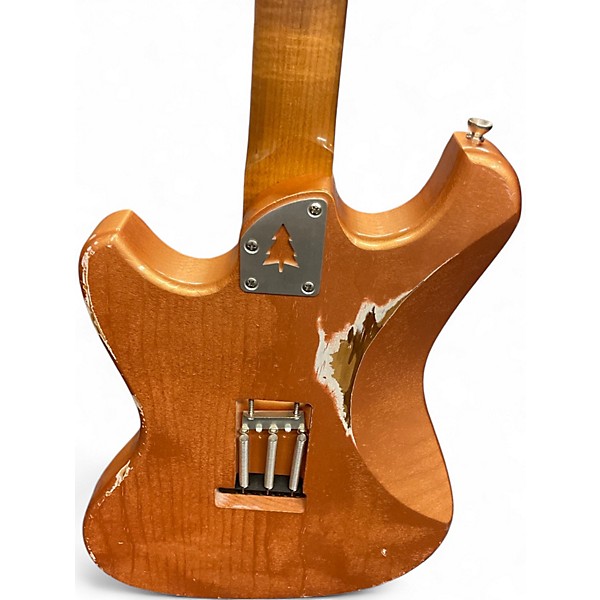 Used Treetone Stella - Aged Copper/Bronze Metallic Copper Solid Body Electric Guitar