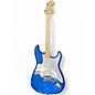Used Squier stratocaster blue and white Solid Body Electric Guitar thumbnail