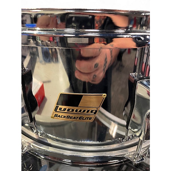 Used Ludwig 14in BACK BEAT SNARE Chrome Drum