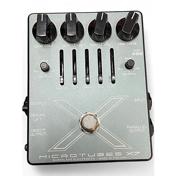 Used Darkglass Microtubes X7 Bass Effect Pedal