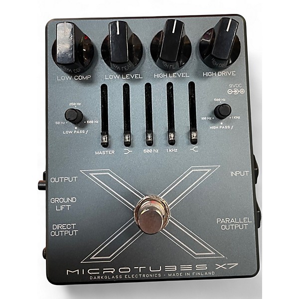 Used Darkglass Microtubes X7 Bass Effect Pedal