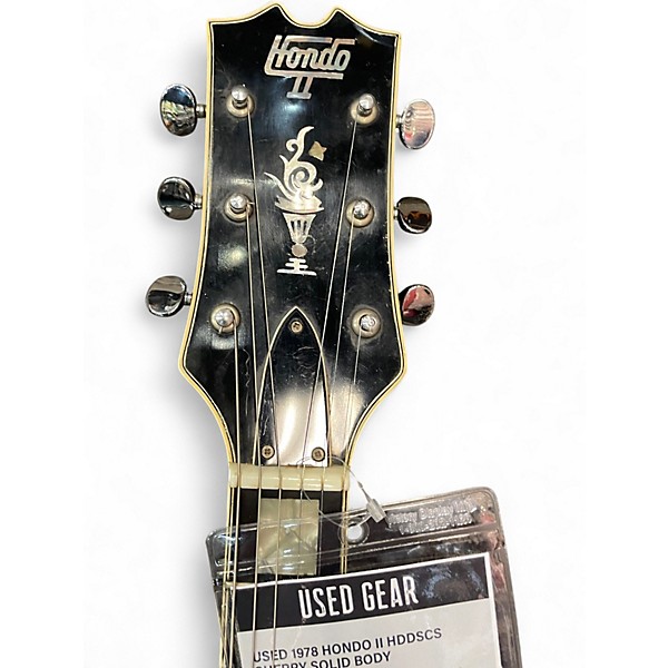 Used 1978 Hondo Ii HDDSCS Cherry Solid Body Electric Guitar