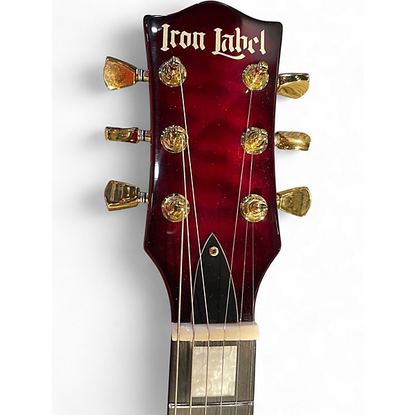 Used Iron Label  Regulator RD  Trans Red Solid Body Electric Guitar
