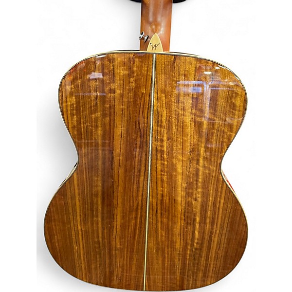 Used Washburn HG75SEG-O Natural Acoustic Electric Guitar