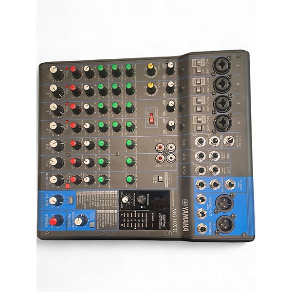 Used Yamaha MG10XU 10 Channel Mixer with Effects Unpowered Mixer