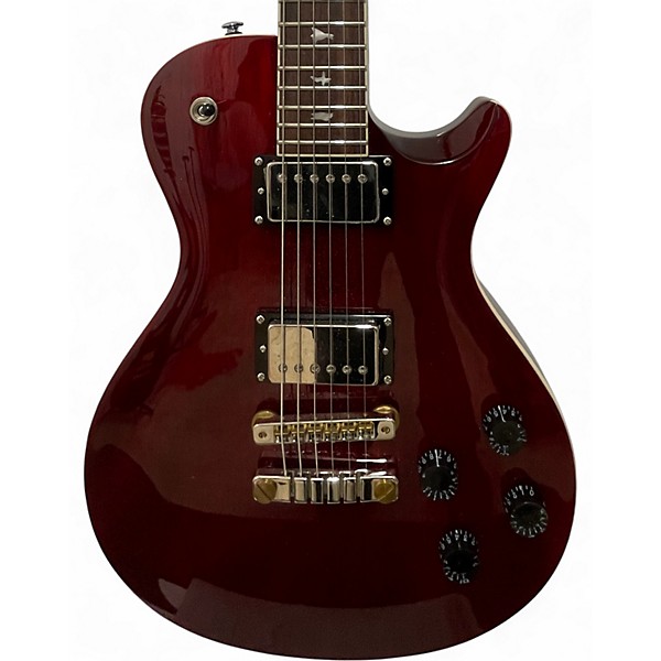 Used PRS SE Singlecut McCarty 594 Cherry Solid Body Electric Guitar