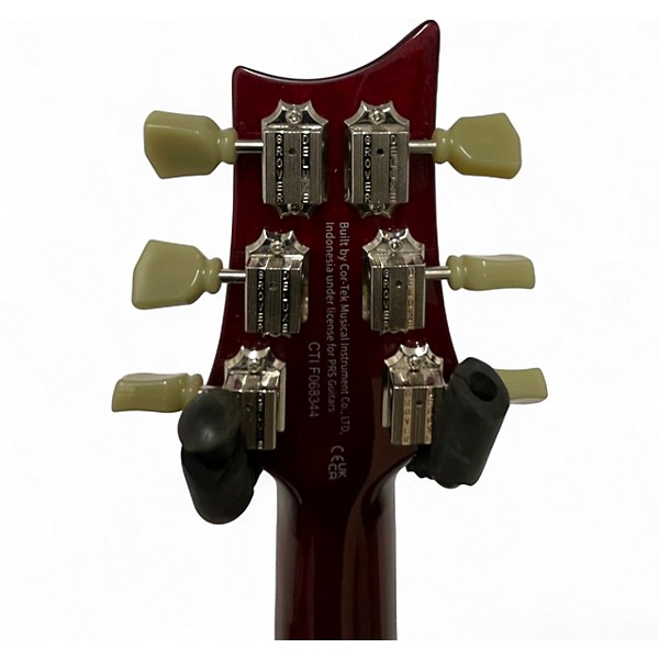 Used PRS SE Singlecut McCarty 594 Cherry Solid Body Electric Guitar