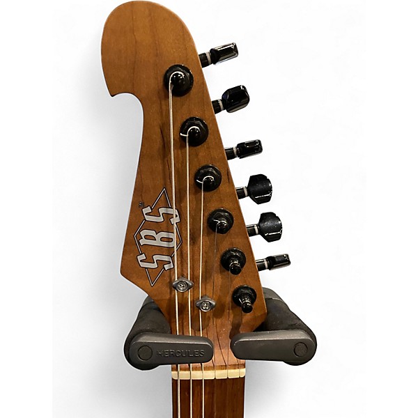 Used Sbs S STYLE GUITAR Green Solid Body Electric Guitar