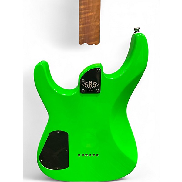 Used Sbs S STYLE GUITAR Green Solid Body Electric Guitar