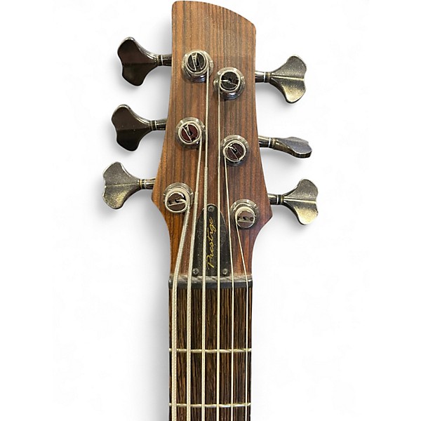Used Ibanez SR5506 Prestige Mocha Burst Electric Bass Guitar