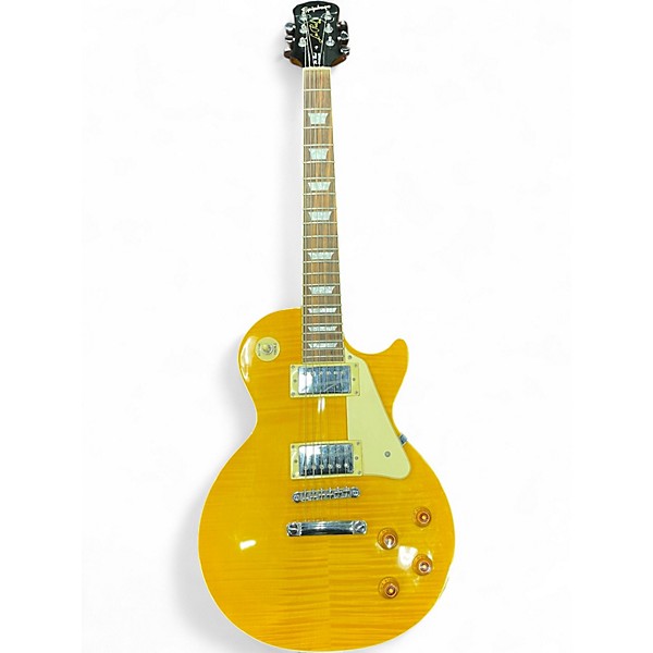 Used Epiphone Les Paul Standard Lemonburst Solid Body Electric Guitar