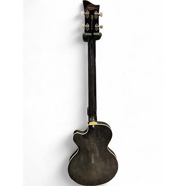 Used Hofner HI-CB Trans Black Electric Bass Guitar