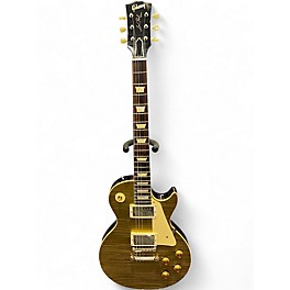 Used Gibson Custom Murphy Lab 1957 Les Paul Darkback Light Agedul Gold Top Solid Body Electric Guitar
